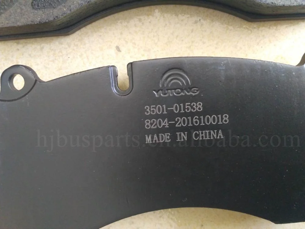 3501-01538 auto disk brake yutong kinglong higer bus brake pad repair kit