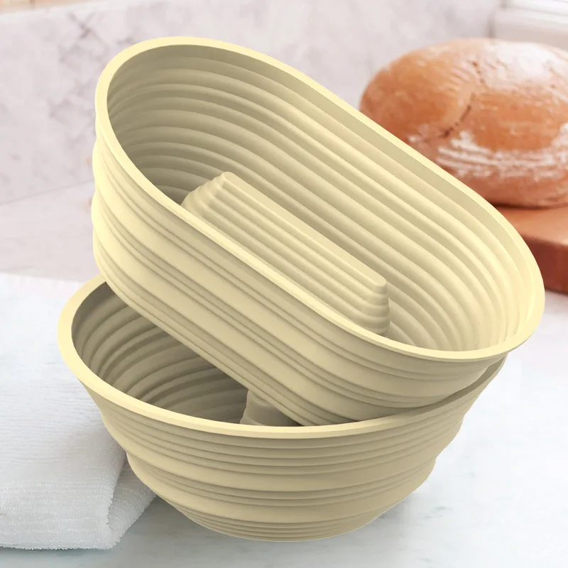 Silicone bread rising basket Baking dough fermentation bowl folding high temperature resistant large capacity