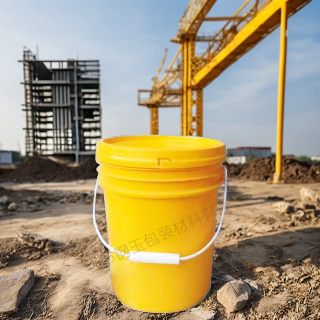 Factory Supplied 18L Recyclable round Plastic Drum Durable Kitchen Storage Bucket Food Grade Material for Water & Packaging Use