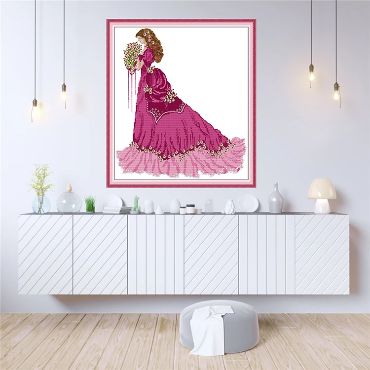NKF professional china supplier beautiful handmade craft cross stitch
