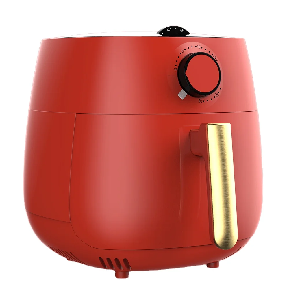 Ceramic Coating Factory Electronic Manual 4L Air Fryer Mechanical Small Kitchen appliance