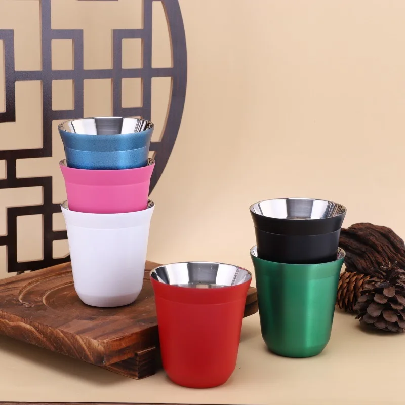 304 Stainless Steel Arabica Coffee Cup is Suitable For Outdoor Use in Coffee And Tea Families