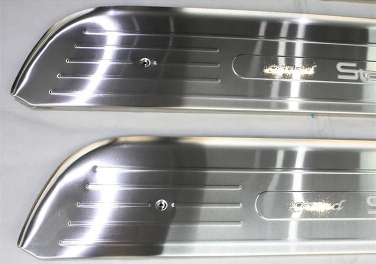 304 stainless steel led door scuff side step sill plates for hyundai grand starex H1