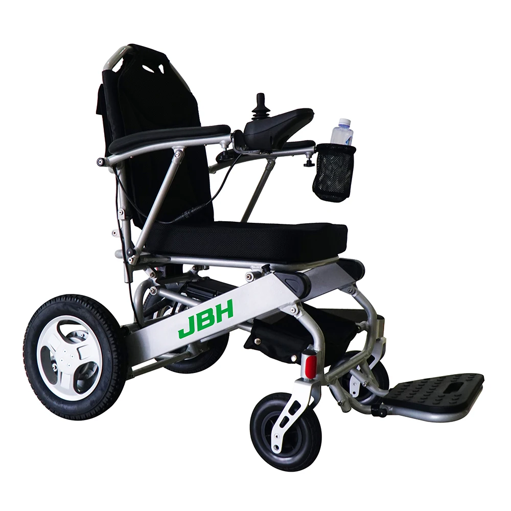 JBH D26 Light Easy Folding Motorized Electric Wheelchair for Portable
