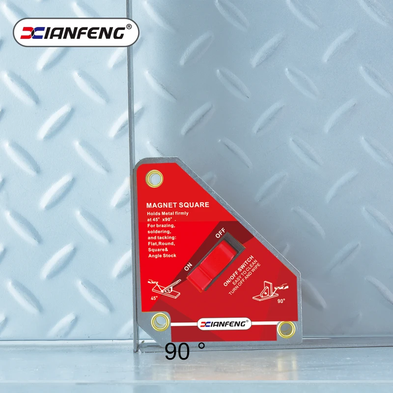 Multi-angle magnetic welding holder with on/off switch 90lbs magnetic welding clamps Switchable welding magnet