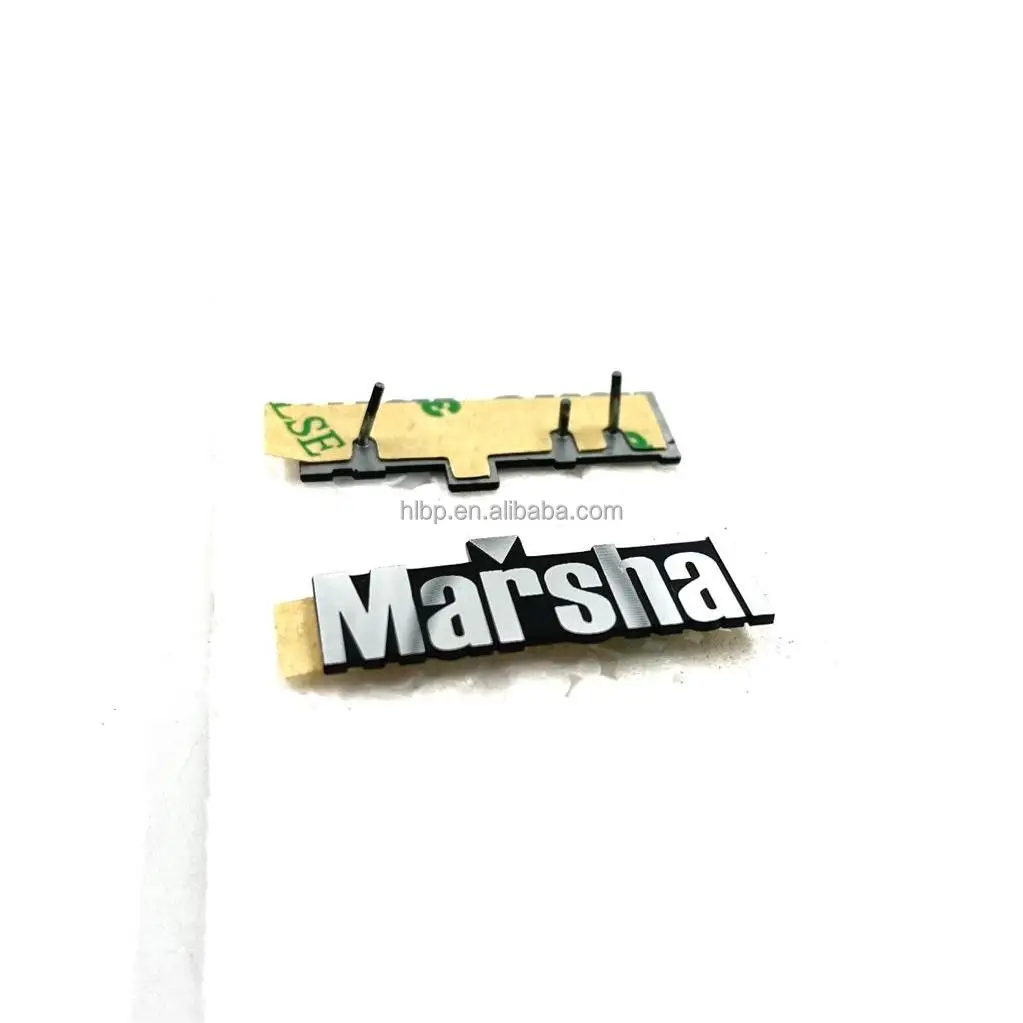Manufacturer Metal Label Aluminum Die Casting Logo Aluminum Embossed Logo Custom Metal Brand Badge Aluminum Nameplate