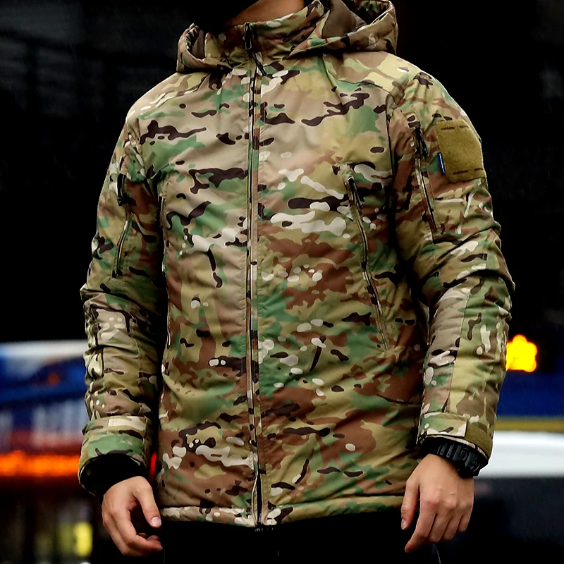 Зимняя одежда для активного отдыха Emersongear, сохраняющая тепло, ветрозащитное полярное пальто, Рабочие куртки, мягкая толстовка с капюшоном, тактическая куртка для мужчин