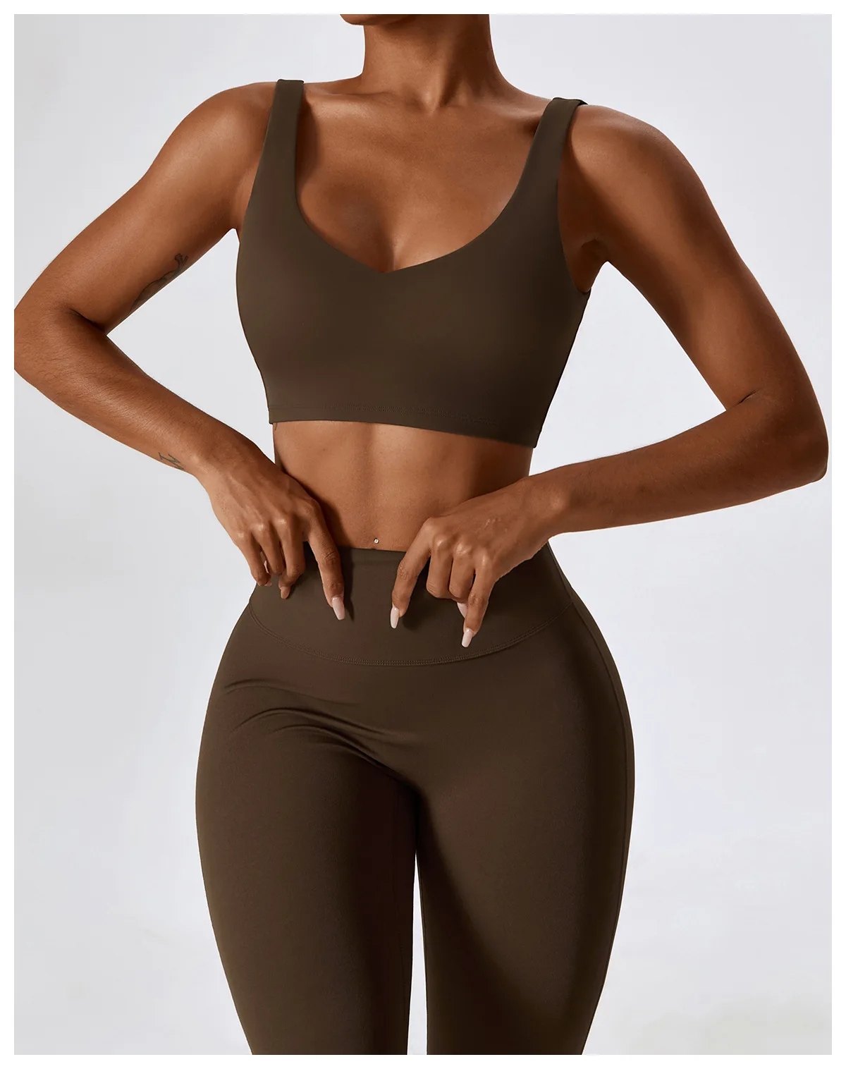 Wholesale Free Collocation Active Wear Gym Set Women Sports Bra+Flare Pants+Yoga Crop Top Workout Sets for Women