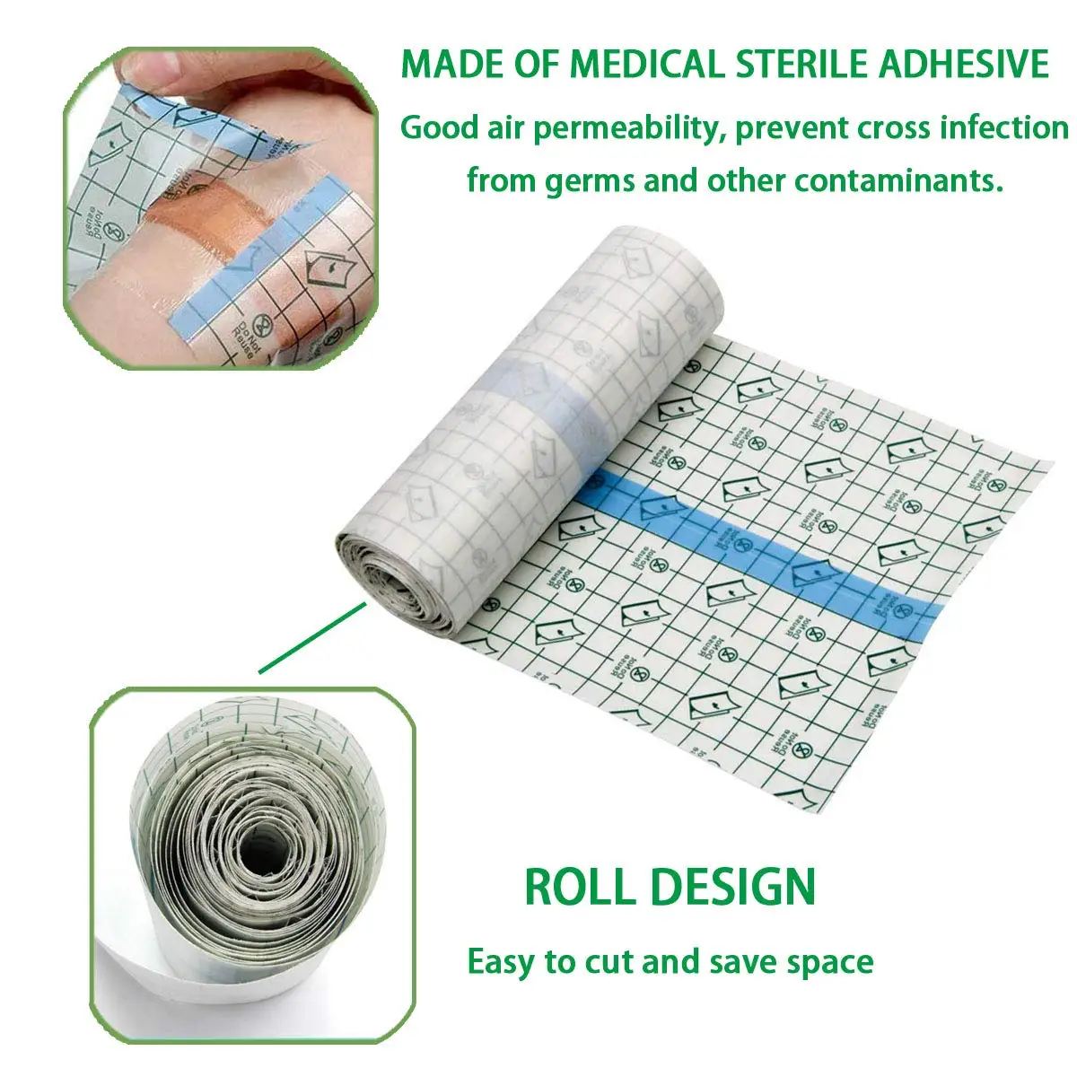Factory Medical PU Wound Adhesive Dressing Transparent Waterproof Self-adhesive Wound Dressings