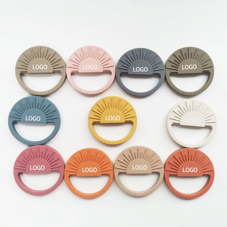 2022 Sale Sun Shape Food Grade BPA Free Custom Logo Silicone Other Baby Toy