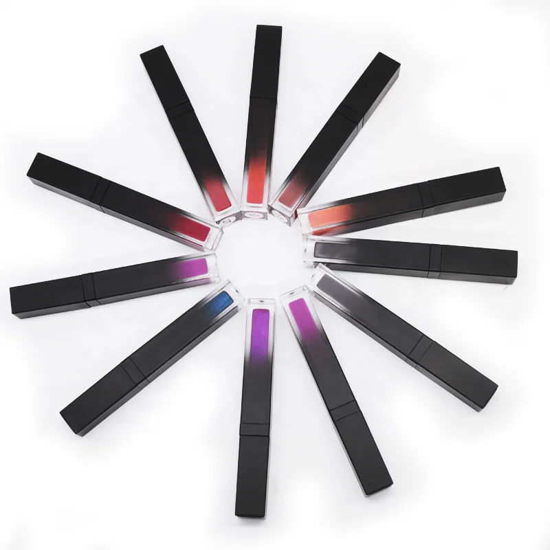 Low MOQ private label cosmetics makeup waterproof no brand matte lipstick