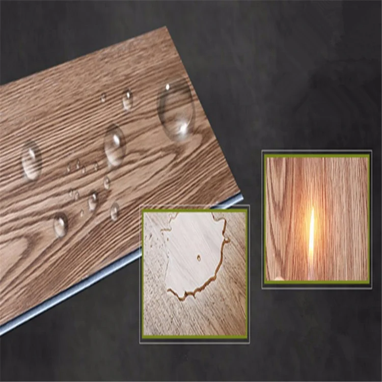interlocking waterproof fireproof 5mm spc floor tiles luxury click lock 100% virgin material pvc spc flooring vinyl sheet