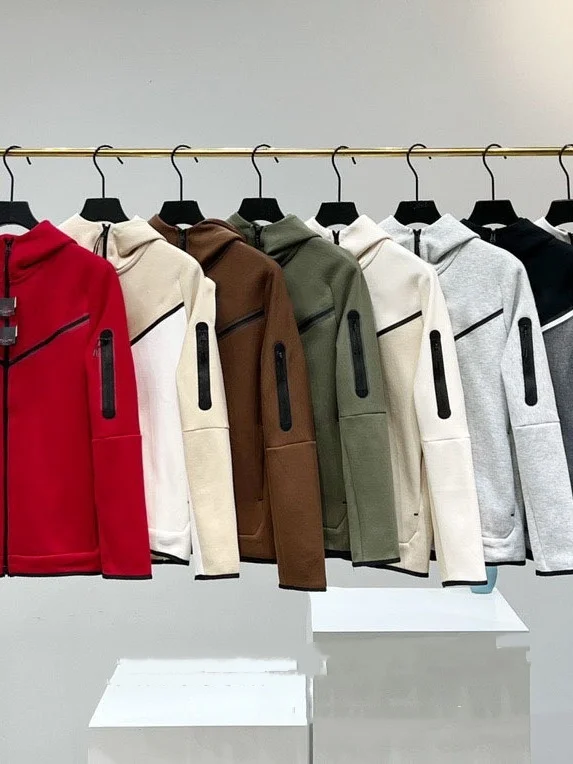 OEM Wholesale Customized Printed Logo High Quality Sports Gym  Cotton Full Zipper Hoodie for Men