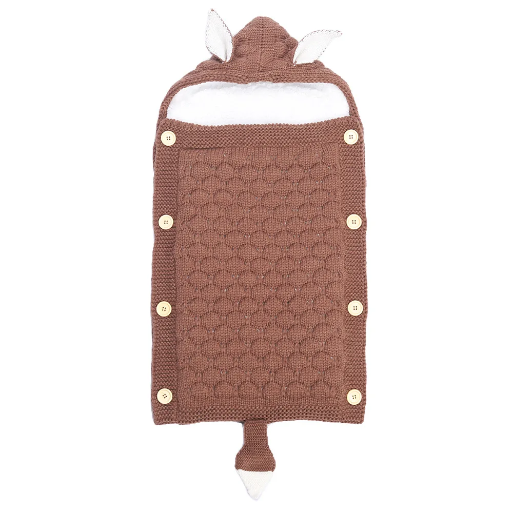 newborn 0-2 years old knitwear infant knitted cute cotton blanket baby custom floral blanket wholesale