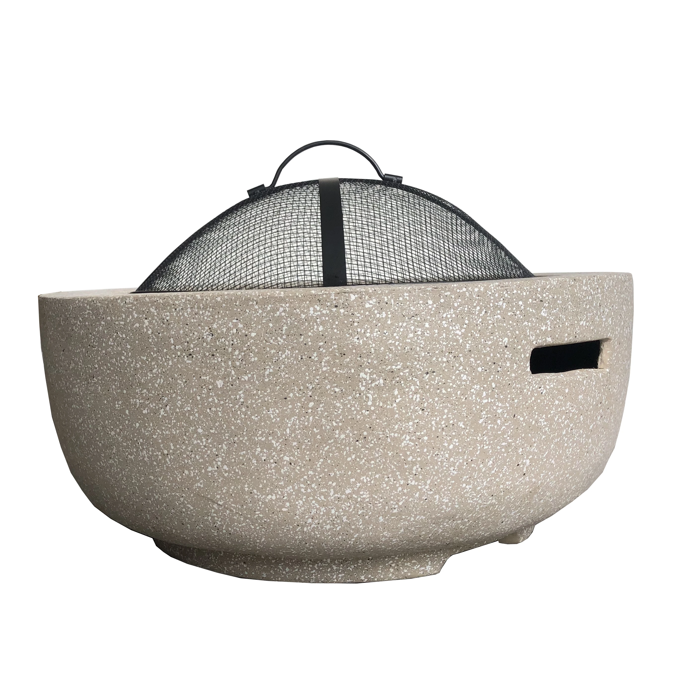 Garden Stone Shape Magnesium Oxide Fire Pit For