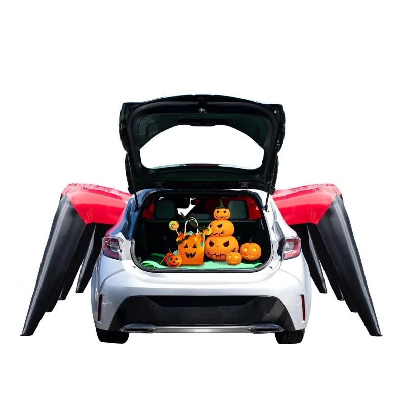 New Halloween air model car trunk decoration led luminous spider car air customized model party supplies