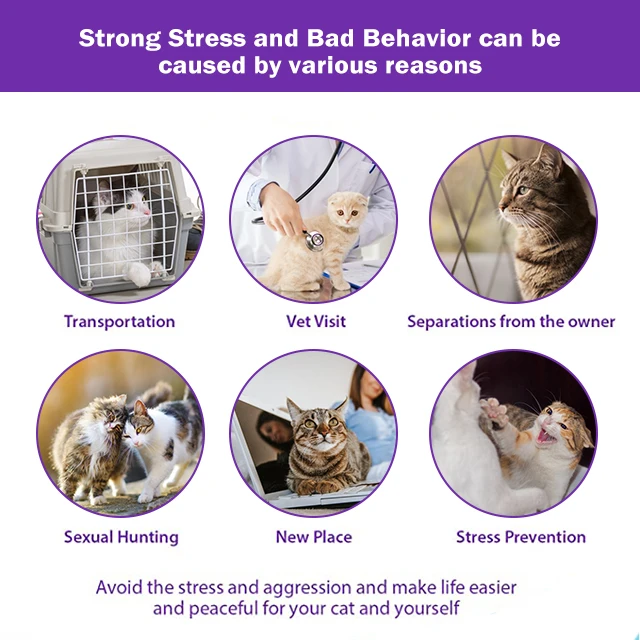 Long Lasting Calming Collar for Dogs Pheromones Relieve Reduce Anxiety or Stress Adjustable