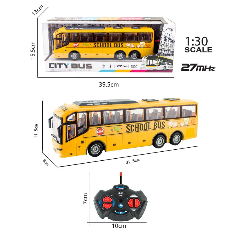 Juguetes para los ninos autobus a escala 1:30 RC городской автобус с дистанционным управлением миниатюрный школьный voiture telecommande enfant jouet