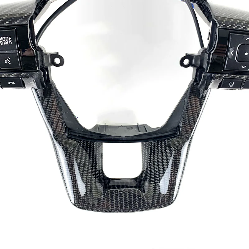 FOR Toyota FJ CRUISER 2015 2016 2017 2018 2019 2020 customized car steering wheel Carbon fiber button cover