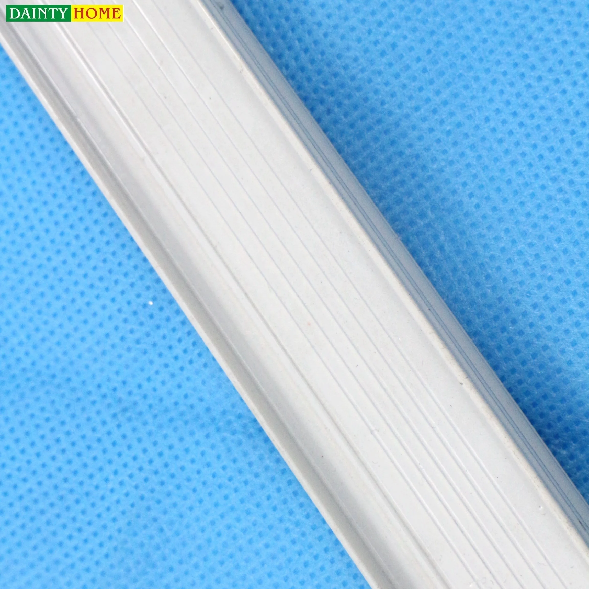 Low Profile Aluminum Curtain Track White Ultra-thin Curved Ceiling Mount Micro Mini Curtain Track Rail