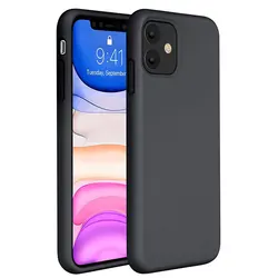 Free Shipping  Hot Sale Solid Color Case Gel Rubber Shockproof Cover Case Liquid Silicone Case for iPhone 11 11Pro 11Pro Max