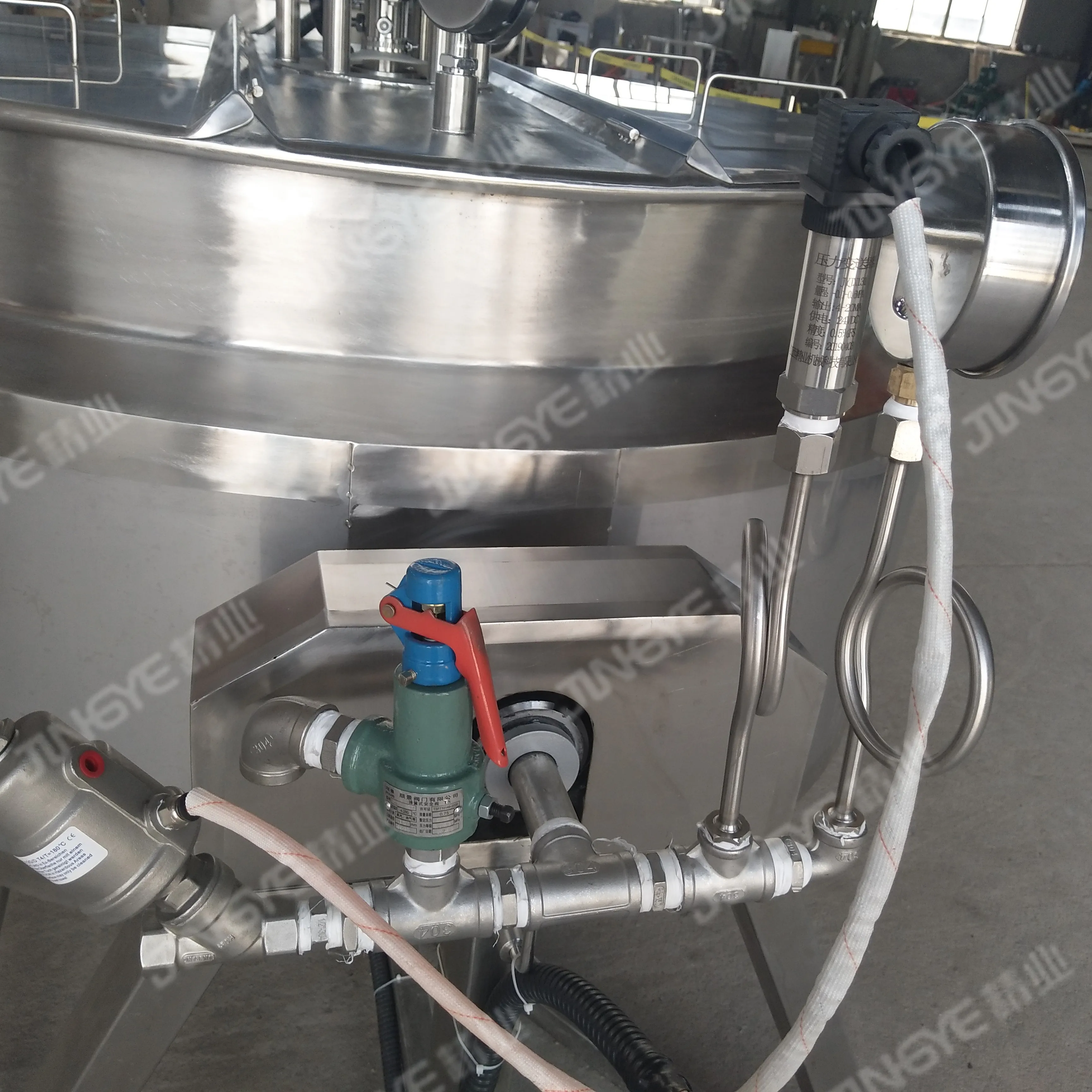  Jam Sauce Ketchup Mixing Kettle Double Electric Jacketed With