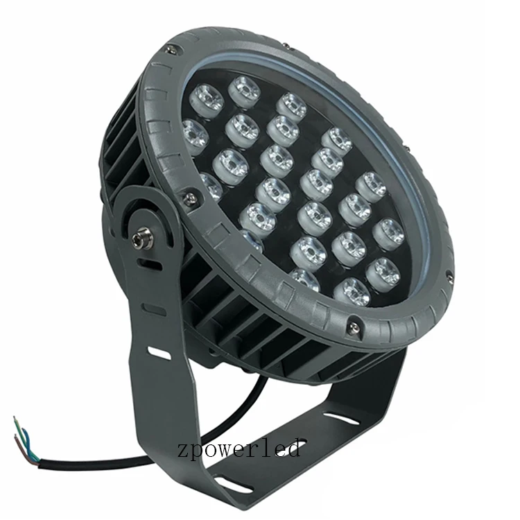 Outdoor IP65 waterproof 220 volt round design led landscape flood light