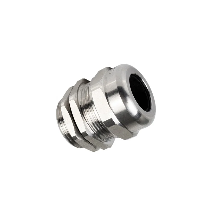 waterproof IP68 connector hot sale M12*1.5 SS304 SS316 Spiral Metal Stainless Steel Cable Glands