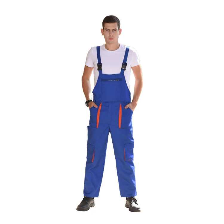 Fashion vintage cotton work wear, bib overalls for men working
