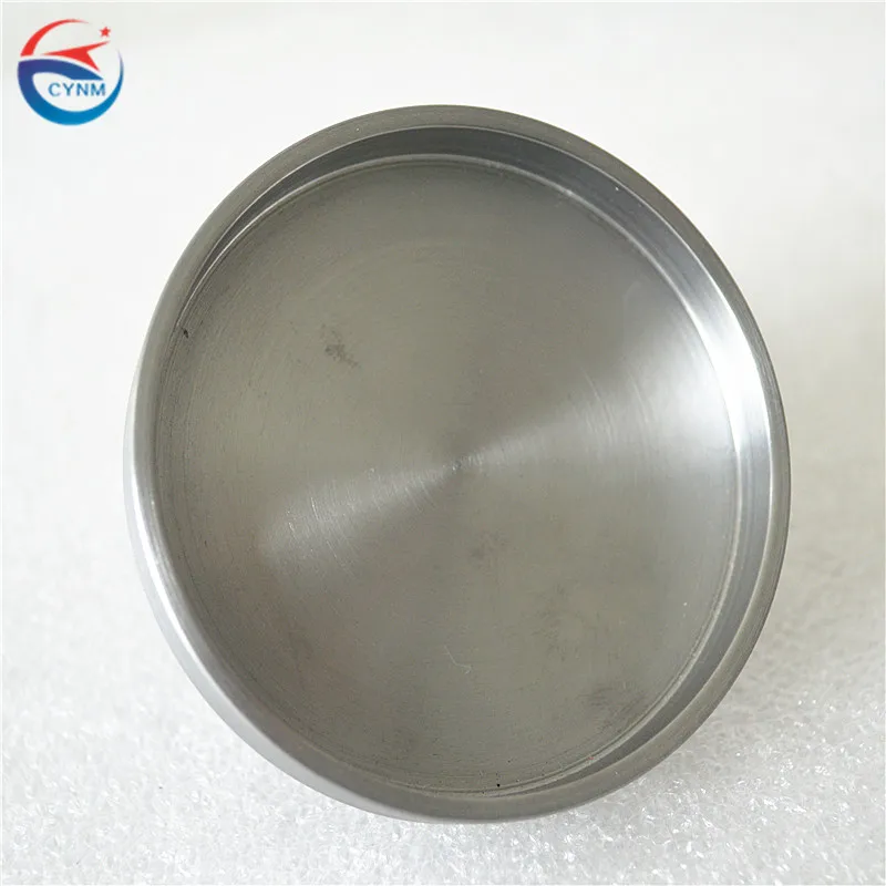 Customized size high temperature tungsten curicble wolfram pot for evaporation coating