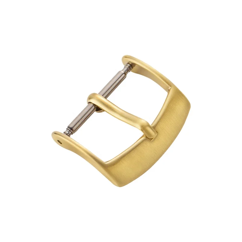14 K Gold Plated Watch Buckle Stainless Steel Apple  Watch Band Buckle 18/20/22 mm Watch Strap Buckle