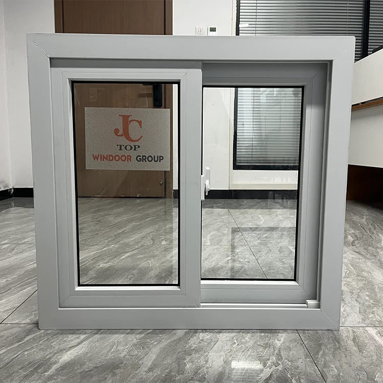 High Quality Interior Office Small Basement Pvc Profile Window And Door Upvc Sliding Windows