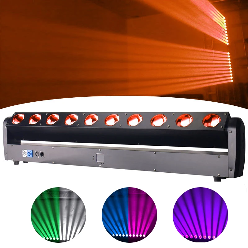 Лидер продаж светодиодный прожектор luces pixel dj сценическое освещение оборудование dmx 40 Вт * 10 шт. rgbw с заточенным лучом Подвижная