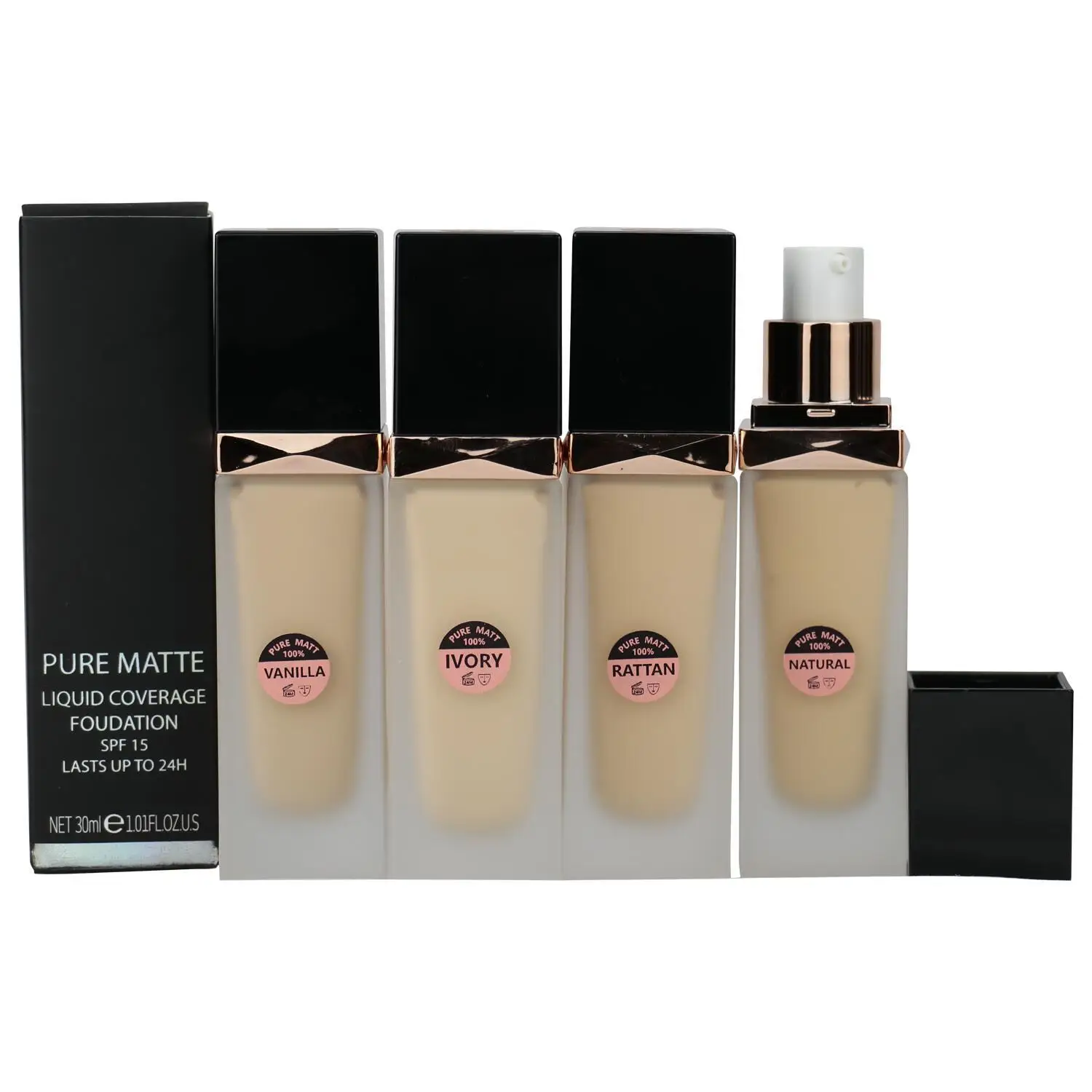 Private label Drop shipping best foundation sunscreen waterproof 17 colors liquid foundation