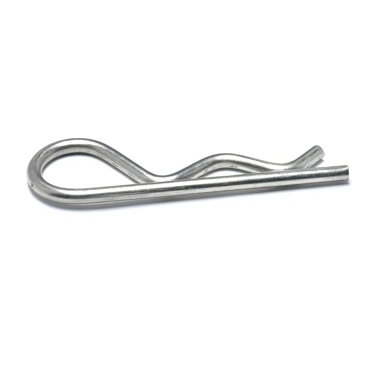 Customized Stainless Steel Carbon Steel Zinc plated  DIN11024 Single Coil (R Type) Spring Split Cotter Pin