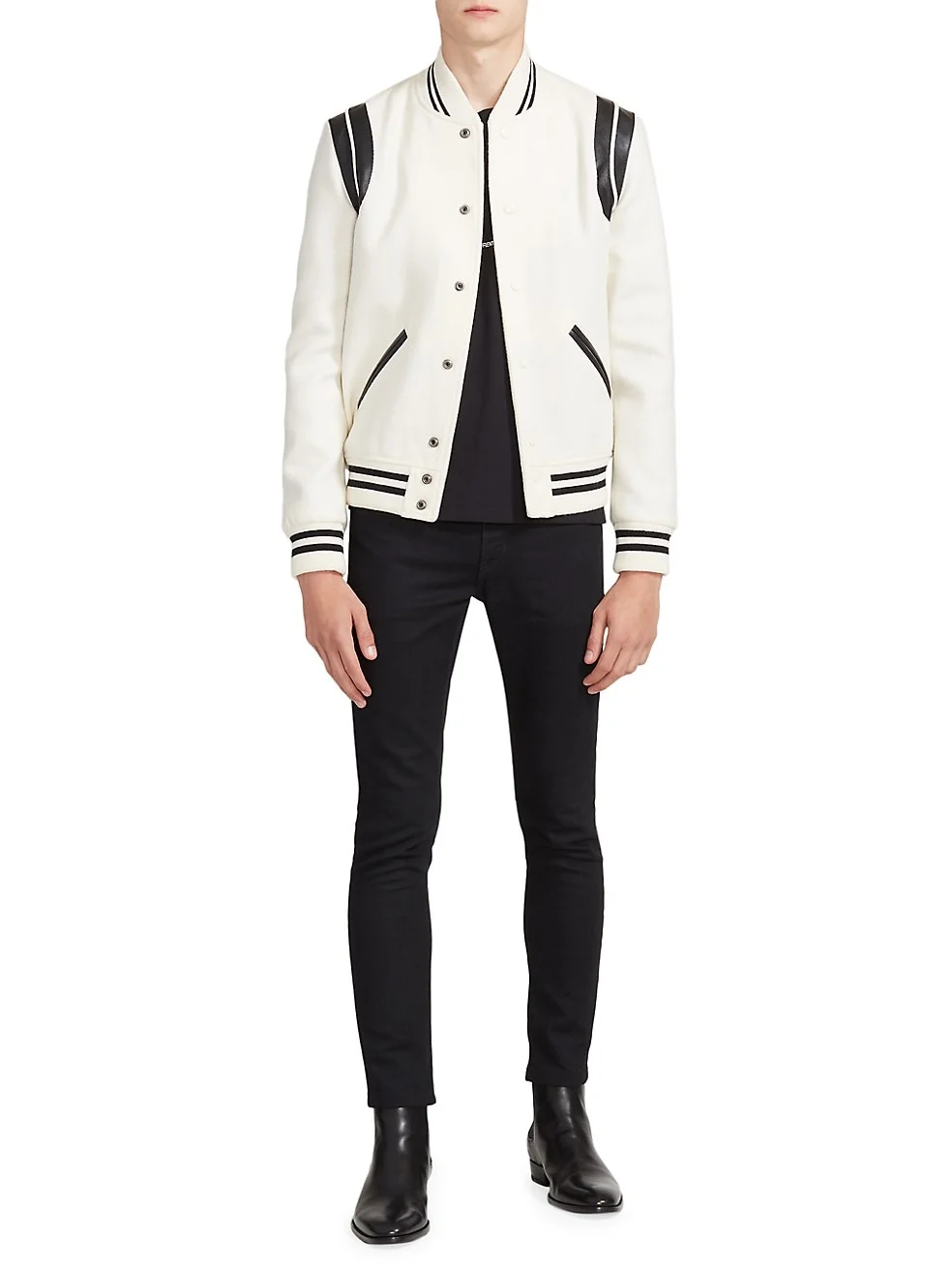 Custom chenille patch embroidery 100% wool vintage bomber baseball letterman varsities jacket for men