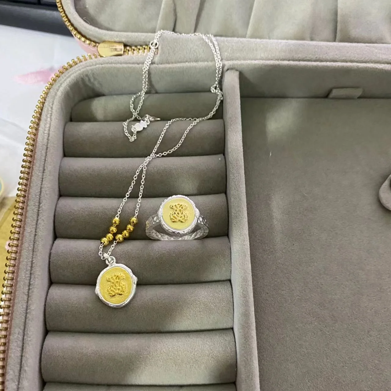 925 sterling silver Hoop Earrings Real Gold Plated Touses Bear Hotsell Earring Jewelry For Women