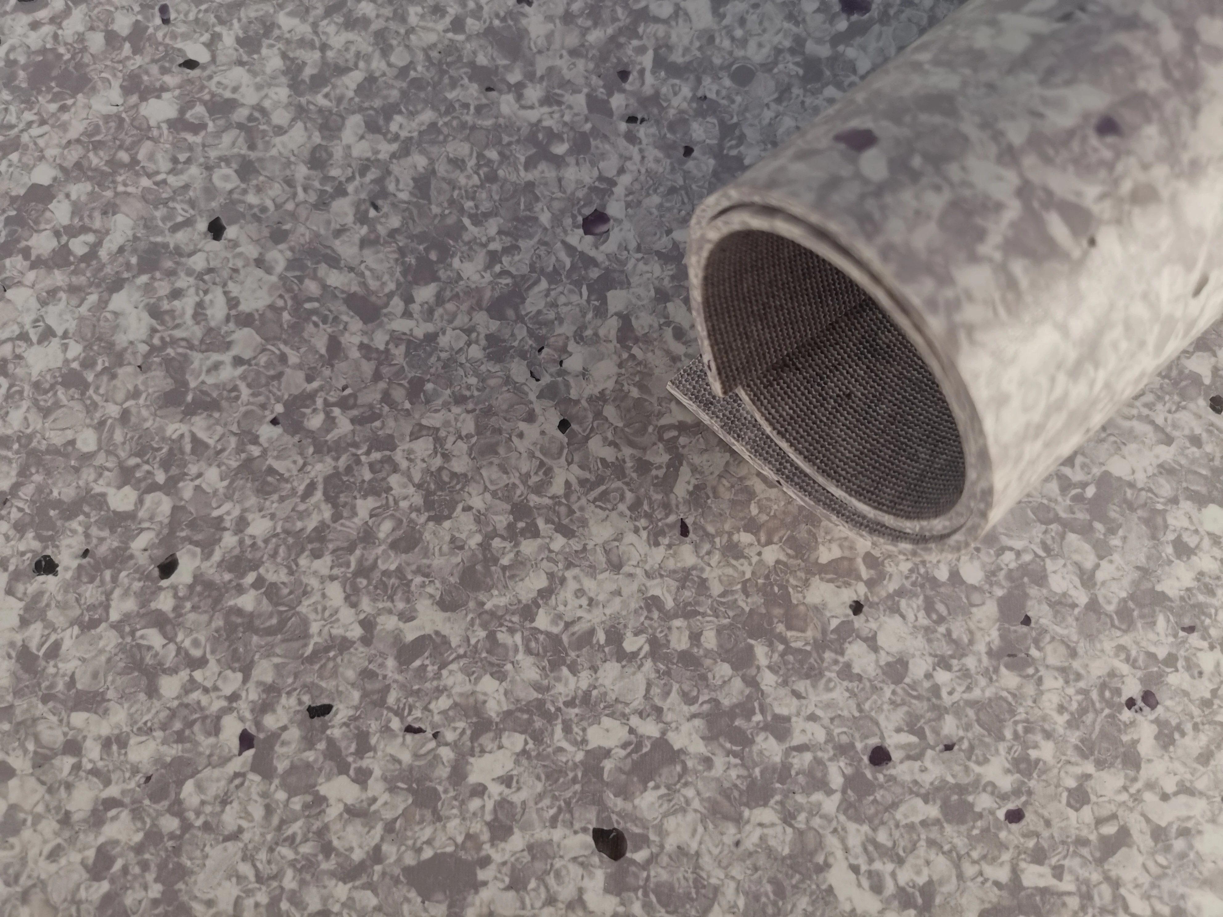 Anti-Static Insect-Proof White PVC Flooring Roll PVC Back Luxury Homogeneous Heterogeneous Rolling Floor