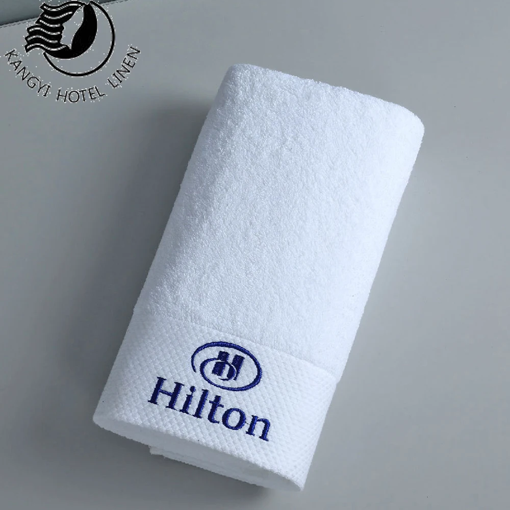 Easton 100% Cotton Terry Hotel 100% Cotton White Plain 32S  Face Towel Set Guest Room Hot Sale