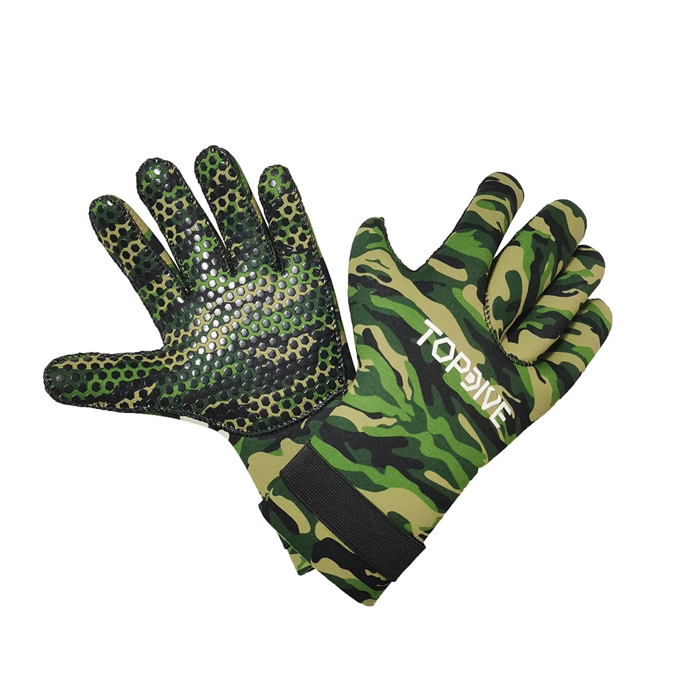 3mm 5mm Neoprene Diving Gloves Spearfishing Gloves Non-slip Anti-cut Wet Kayaking Gloves