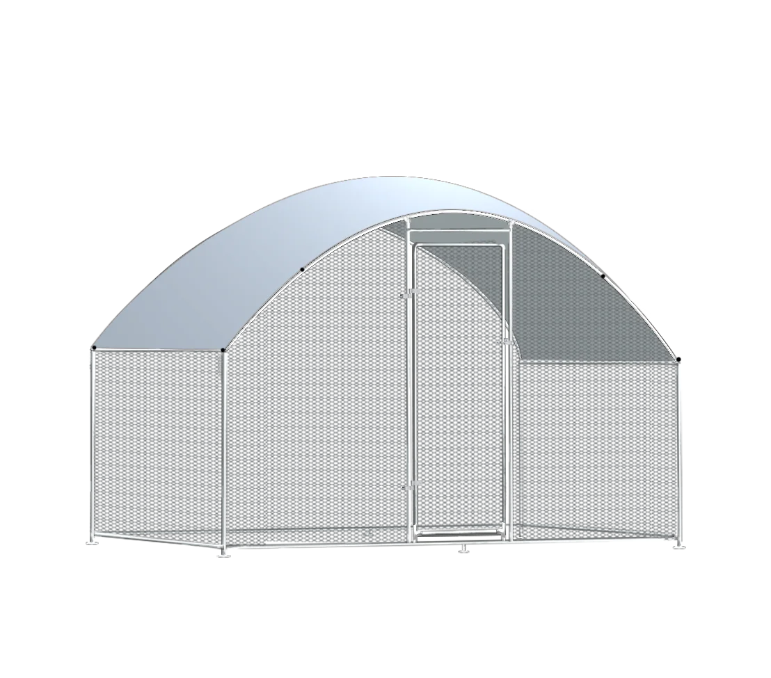 Metal  Chicken Coop Walk-in Multifunctional Poultry Outdoor Chicken Coop Suitable For Dogs  Ducks Hen House