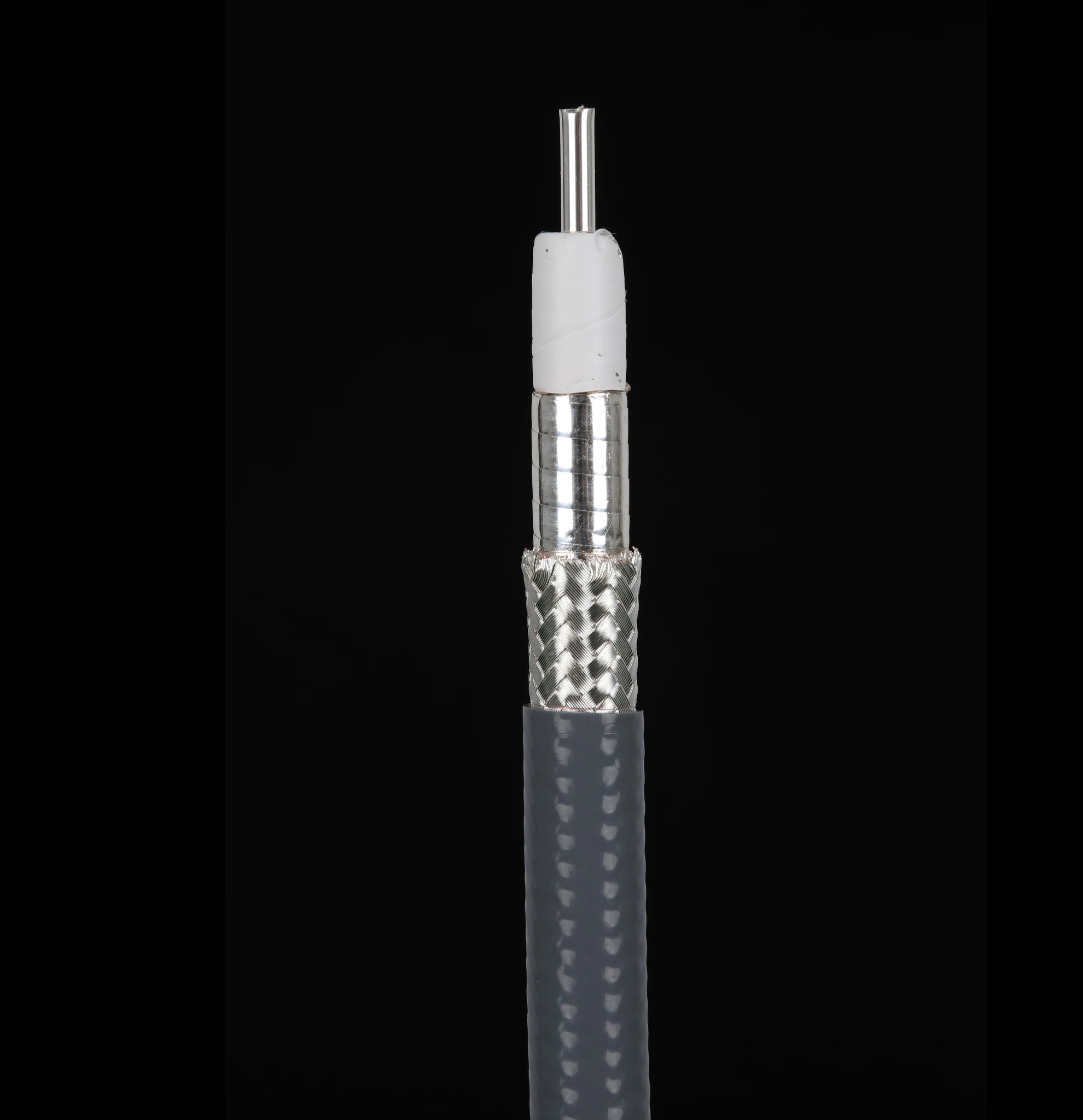 HA750 Gore type 6  Flexible  7.5mm OD  Low loss  High power up to 1500V meet phase test High Performance RF Coaxial cable