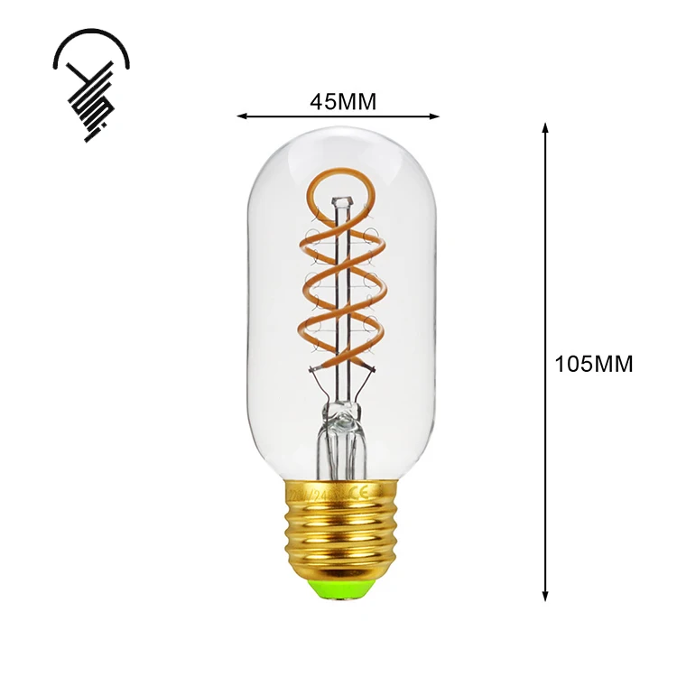 Популярная Светодиодная лампа накаливания ST64 G80 2200K RC