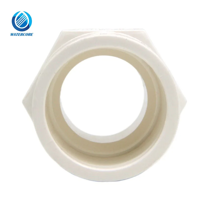 1/2 inch to 4 inch PVC Pipe Fitting Plastic Male Female Adapter for water supply ASTM Sch40 D2466 Standard