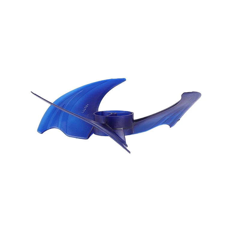 New arrival high quality 6 blades plastic mini impeller fan axial blade