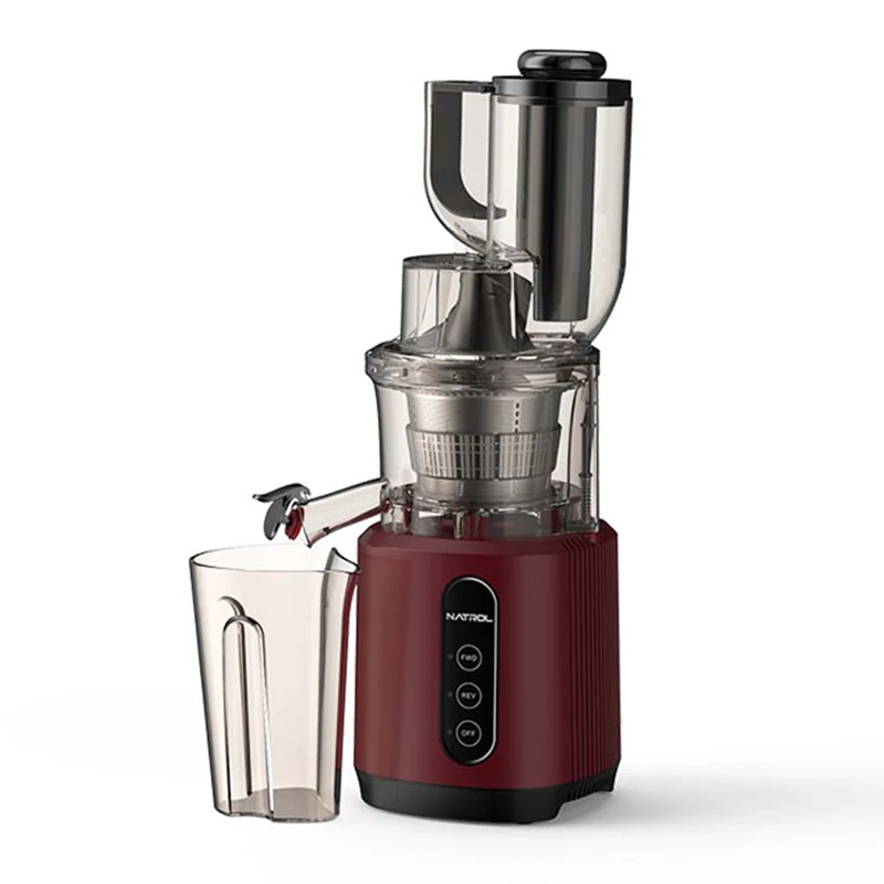 New coming smart whole fruit high juice yield squeeze hydraulic touch button panel auger slow masticating juicer machine