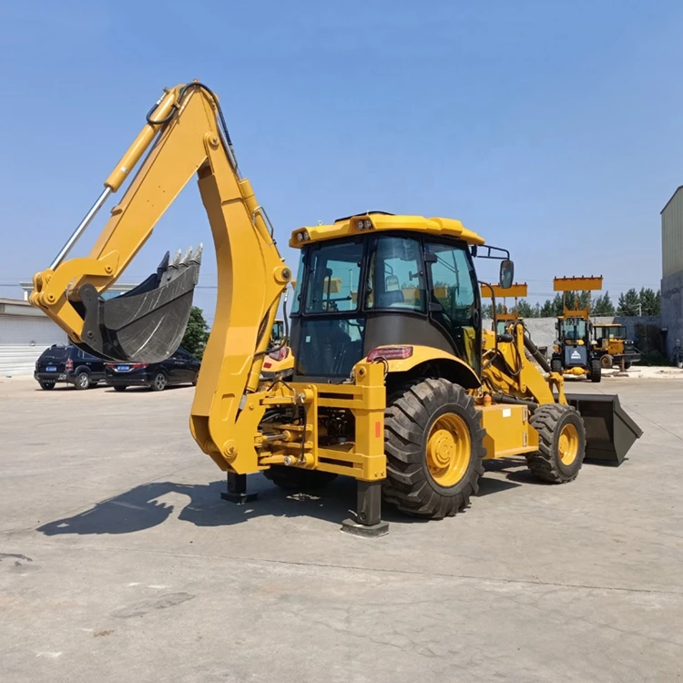 Professional Manufacture Hydraulic Small Backhoe Loader Tractor Loaders Loader Backhoe Mini For Sale