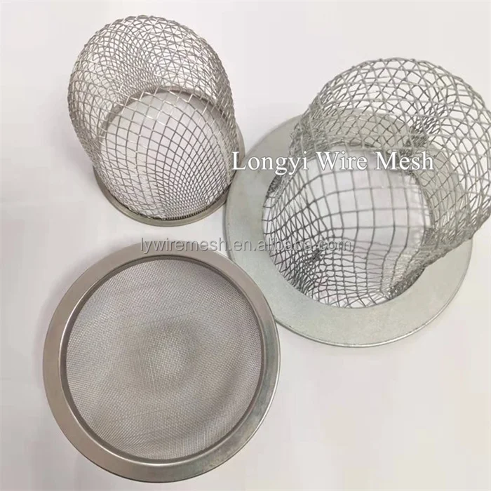 500 micron filter caps 20 30 40 mesh 304/316/316L stainless steel wire mesh dome screen