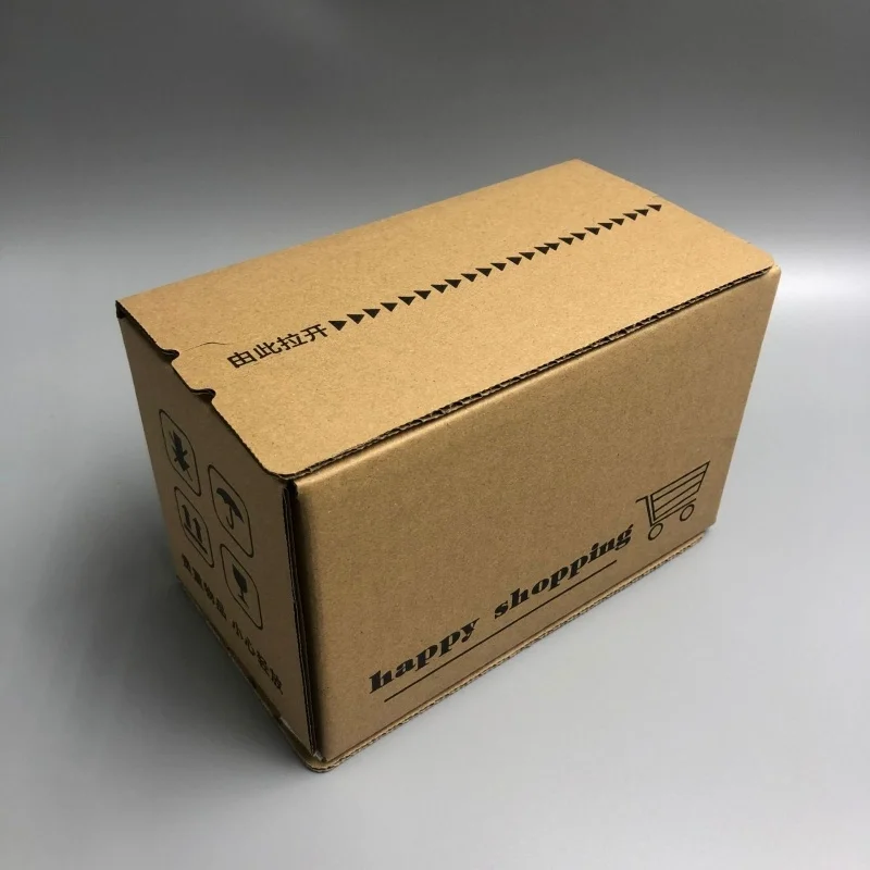 Бумажная коробка с застежкой-молнией