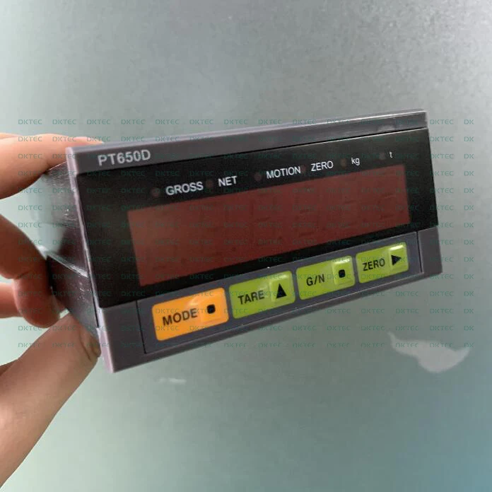 PT650D Weighing display screen